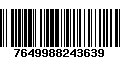 Código de Barras 7649988243639