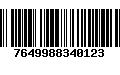 Código de Barras 7649988340123