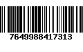 Código de Barras 7649988417313