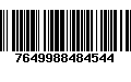 Código de Barras 7649988484544