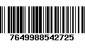 Código de Barras 7649988542725