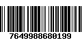 Código de Barras 7649988680199