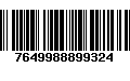 Código de Barras 7649988899324