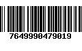 Código de Barras 7649990479019