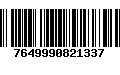 Código de Barras 7649990821337