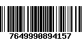 Código de Barras 7649990894157