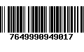 Código de Barras 7649990949017