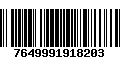 Código de Barras 7649991918203