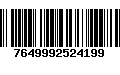 Código de Barras 7649992524199