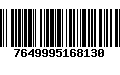 Código de Barras 7649995168130