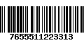 Código de Barras 7655511223313