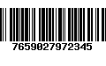 Código de Barras 7659027972345