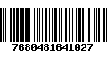 Código de Barras 7680481641027