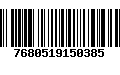 Código de Barras 7680519150385