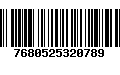 Código de Barras 7680525320789