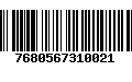 Código de Barras 7680567310021