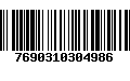 Código de Barras 7690310304986