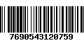 Código de Barras 7690543120759