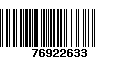 Código de Barras 76922633