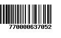 Código de Barras 770000637052