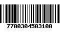 Código de Barras 7700304503100