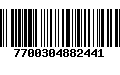 Código de Barras 7700304882441