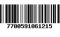 Código de Barras 7700591061215