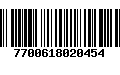 Código de Barras 7700618020454