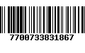 Código de Barras 7700733831867