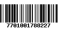 Código de Barras 7701001788227