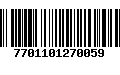 Código de Barras 7701101270059