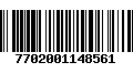 Código de Barras 7702001148561