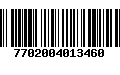 Código de Barras 7702004013460