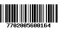 Código de Barras 7702005600164