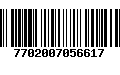 Código de Barras 7702007056617