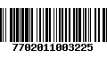 Código de Barras 7702011003225