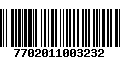 Código de Barras 7702011003232