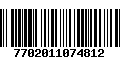 Código de Barras 7702011074812