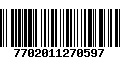 Código de Barras 7702011270597