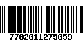 Código de Barras 7702011275059