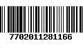 Código de Barras 7702011281166