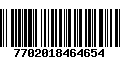 Código de Barras 7702018464654