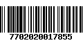 Código de Barras 7702020017855