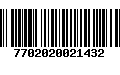 Código de Barras 7702020021432