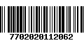 Código de Barras 7702020112062