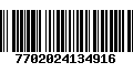 Código de Barras 7702024134916