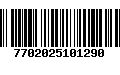 Código de Barras 7702025101290