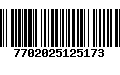 Código de Barras 7702025125173