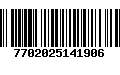 Código de Barras 7702025141906