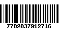 Código de Barras 7702037912716